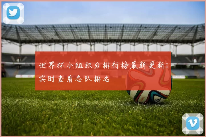 世界杯小组积分排行榜最新更新:实时查看各队排名
